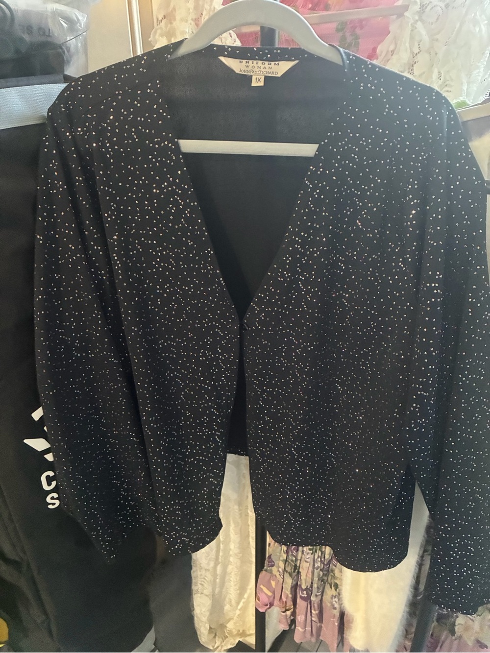 Worthington Black Jacket with Silver Sparkle